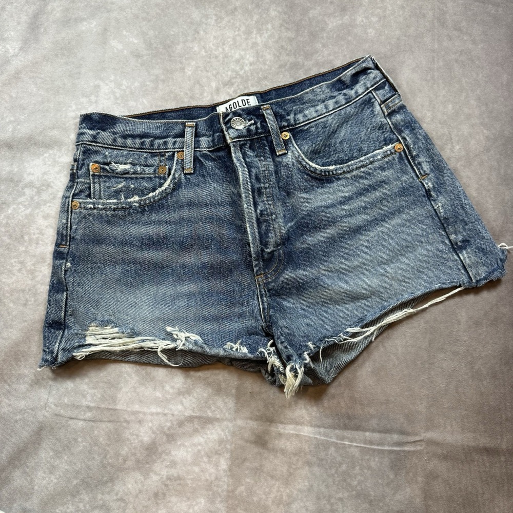 Agolde Parker Vintage Cut Off Short in Swapmeet Women's Sz 26 / A026-811